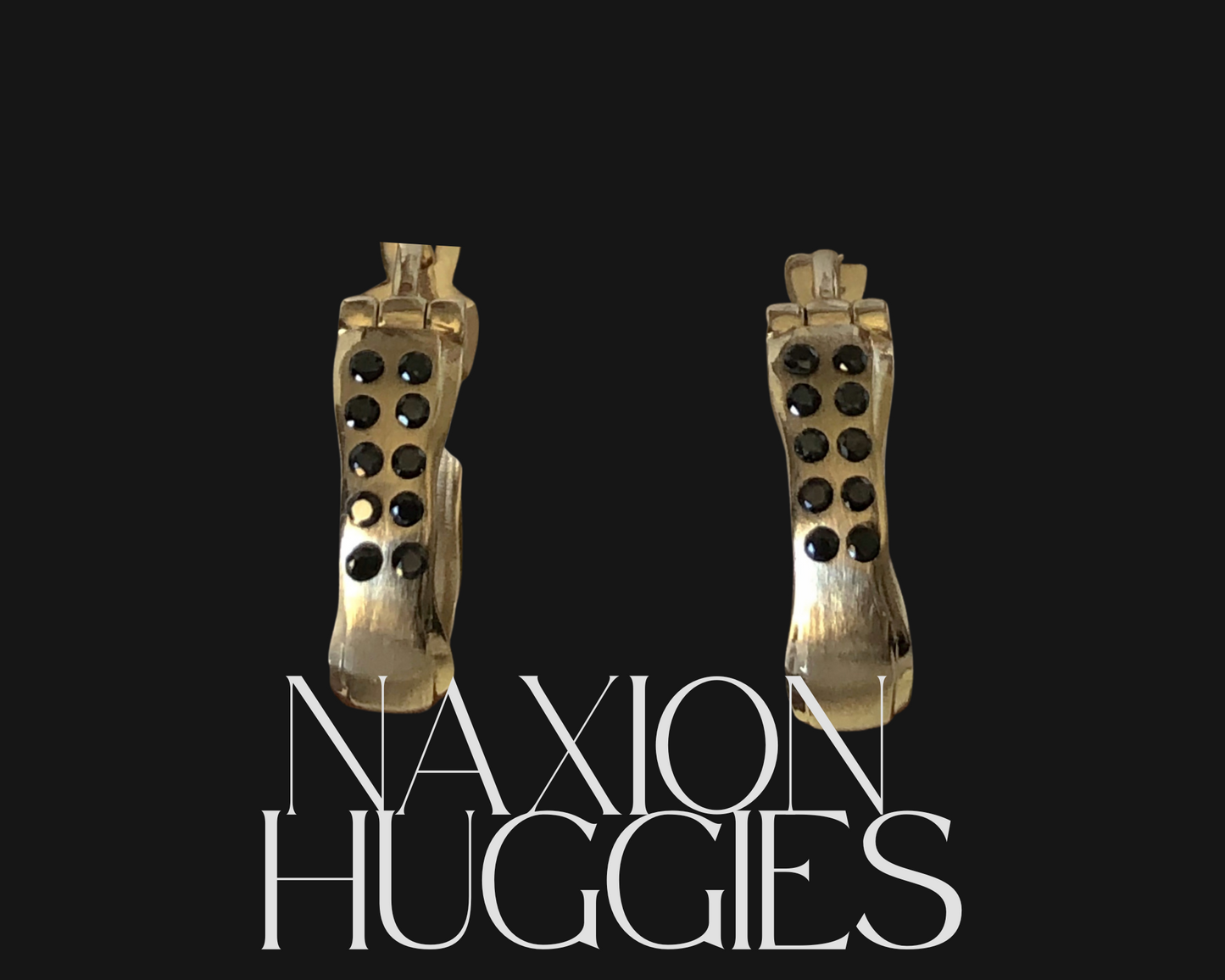 CYCLADE ~ Naxion Huggie Earrings