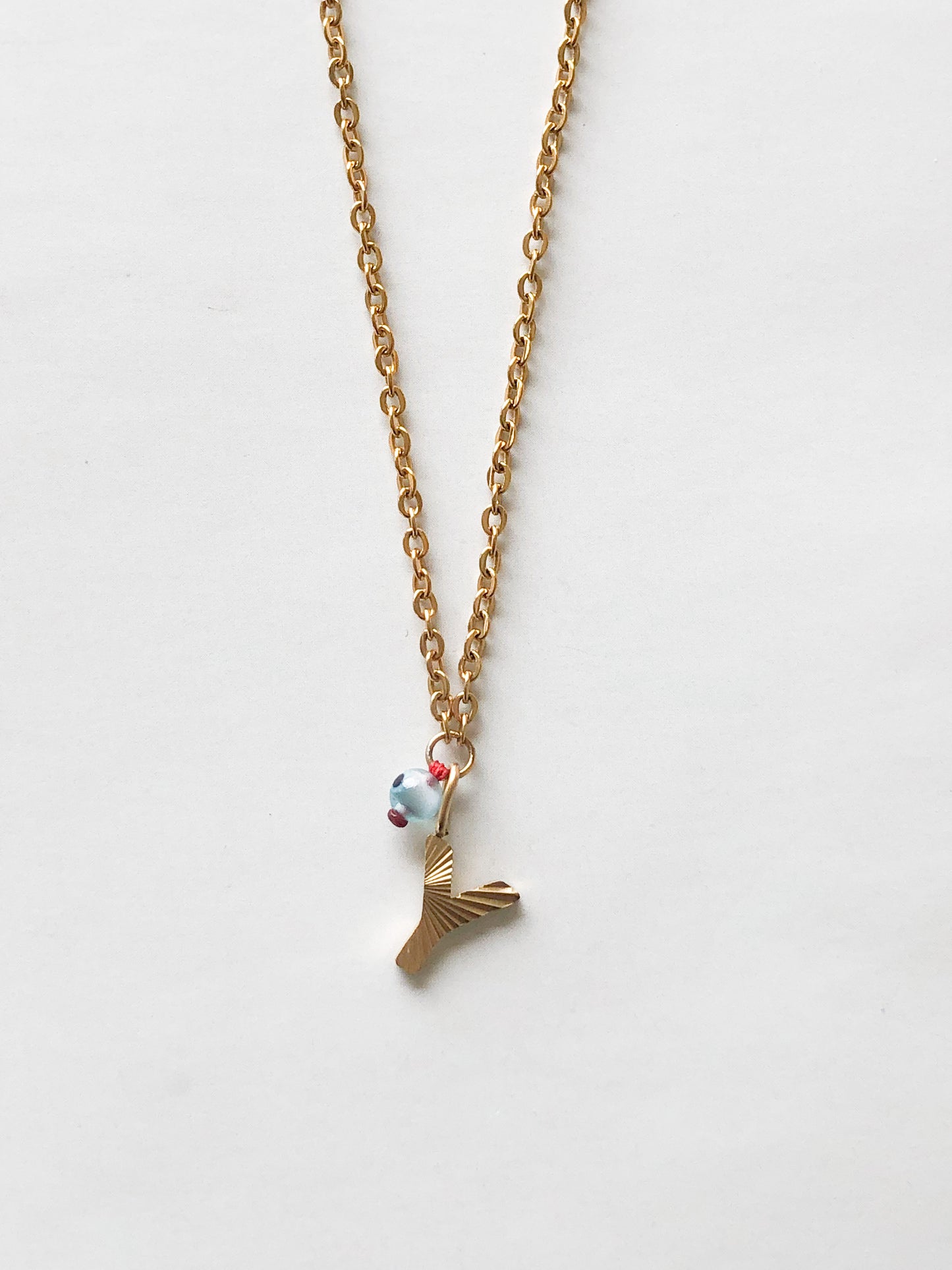 AlphaBeta Necklace ~ Gold