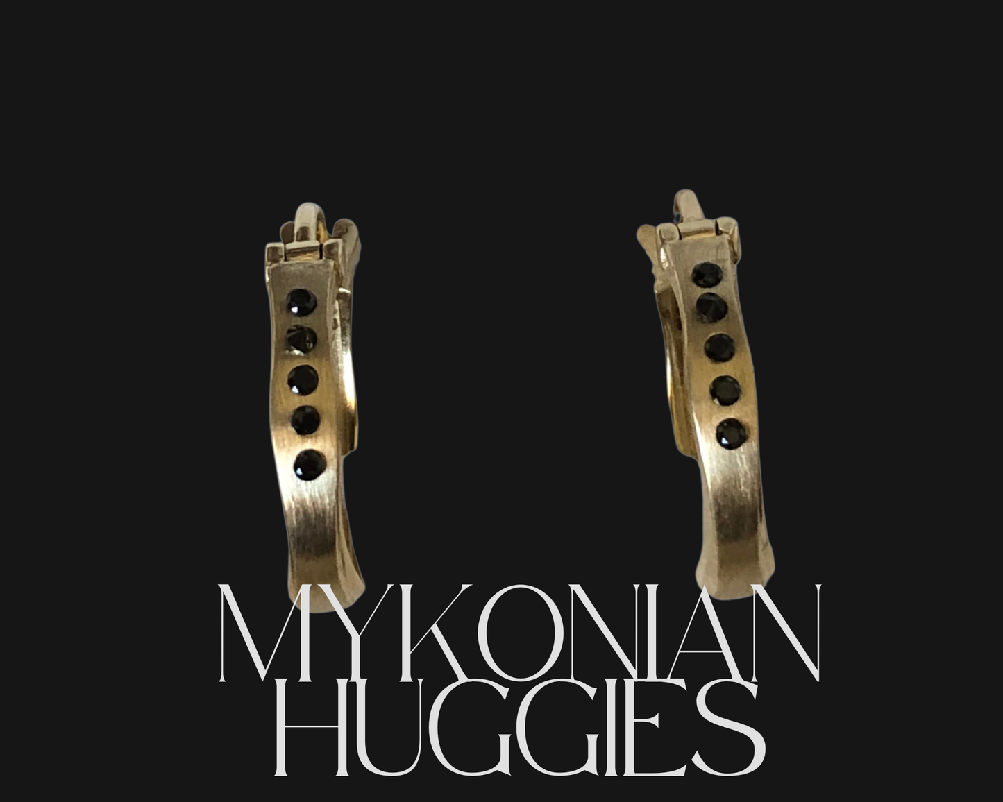 CYCLADE ~ Myconian Huggie Earrings