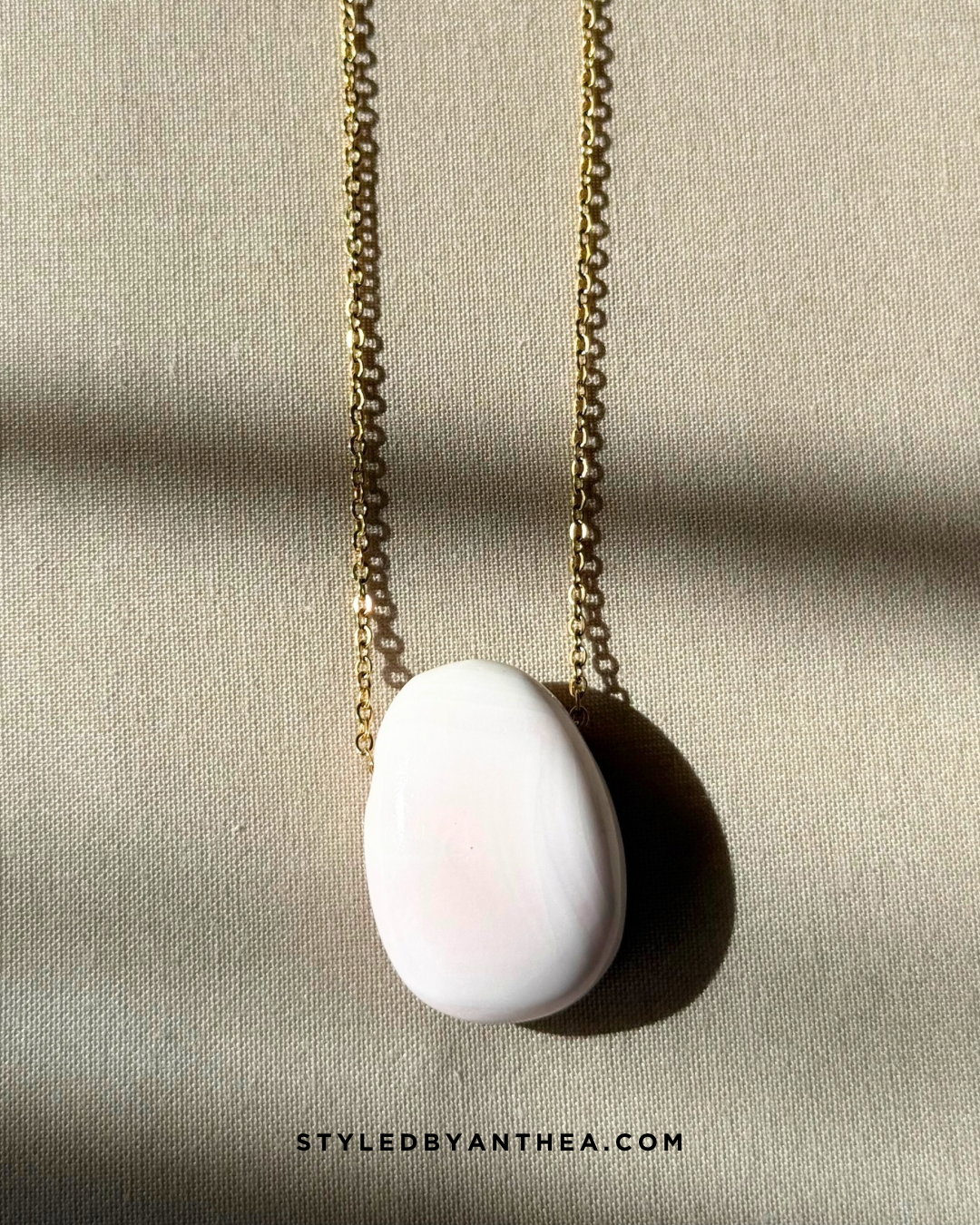 Delphion - Mangano Calcite Necklace - Styled by Anthea