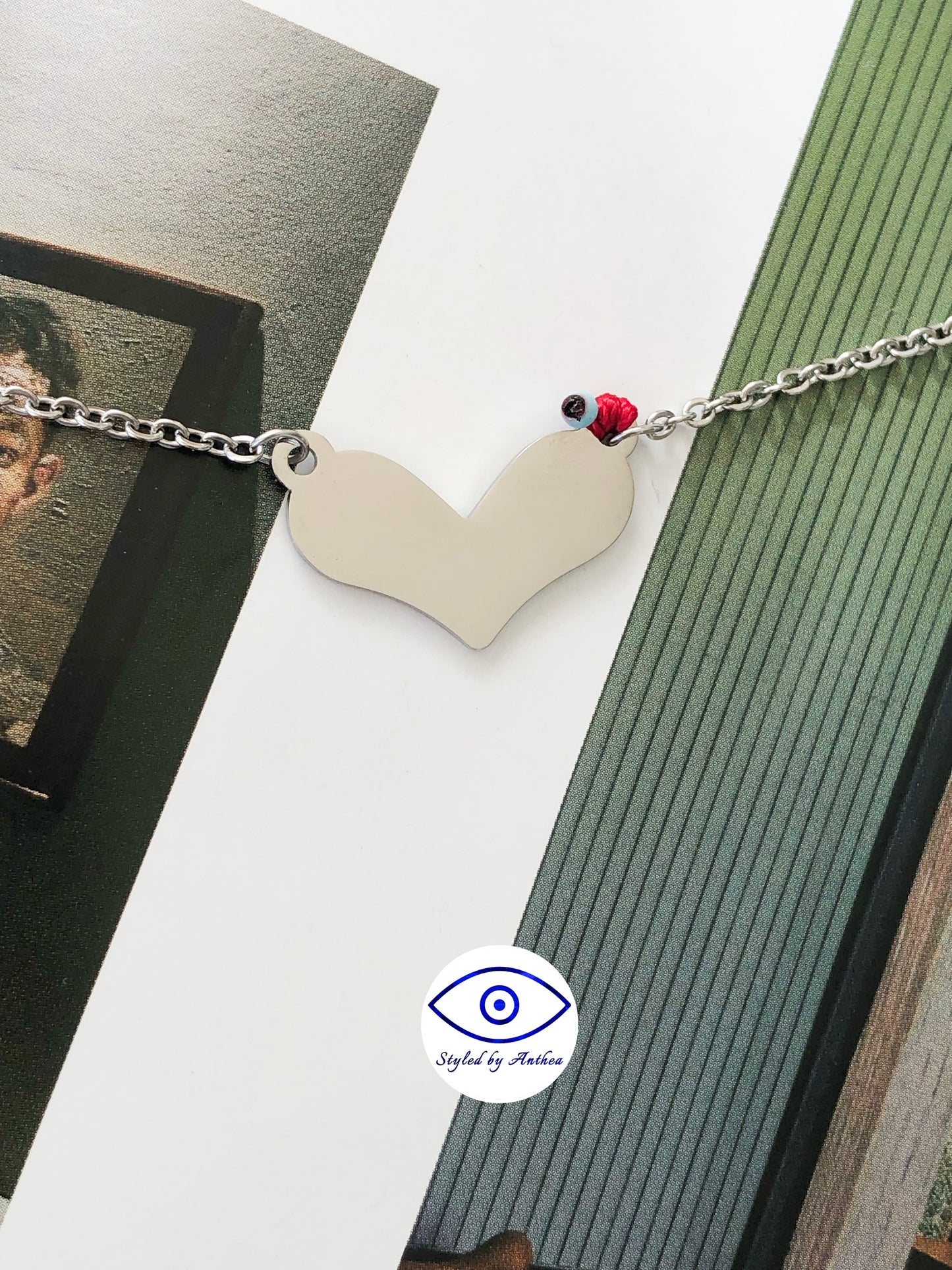 Large Heart Collier Necklace
