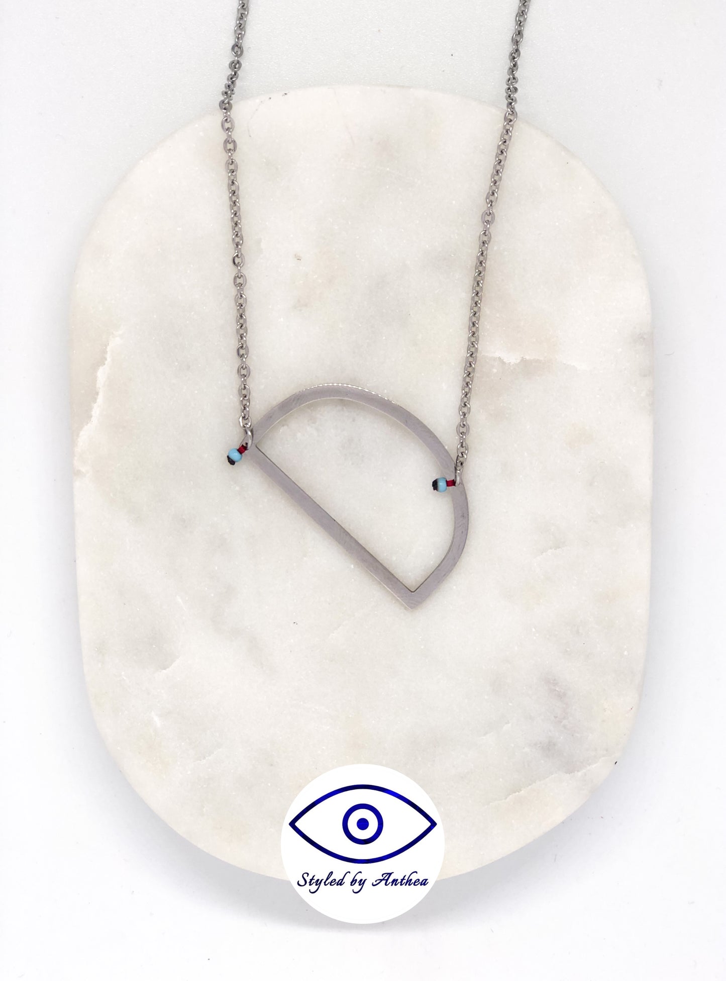 ALPHABET Silver Necklace - A-Z