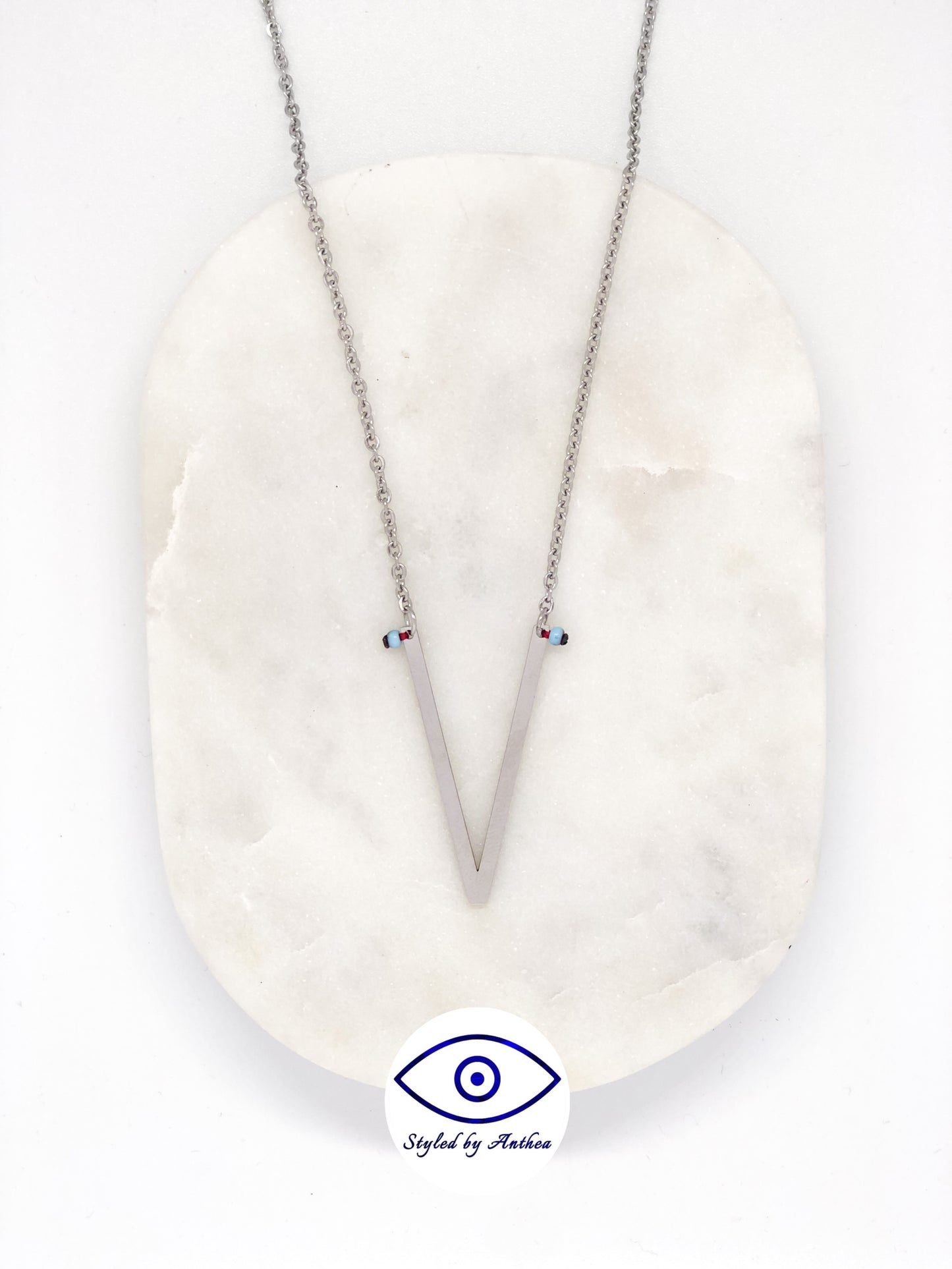ALPHABET Silver Necklace - A-Z