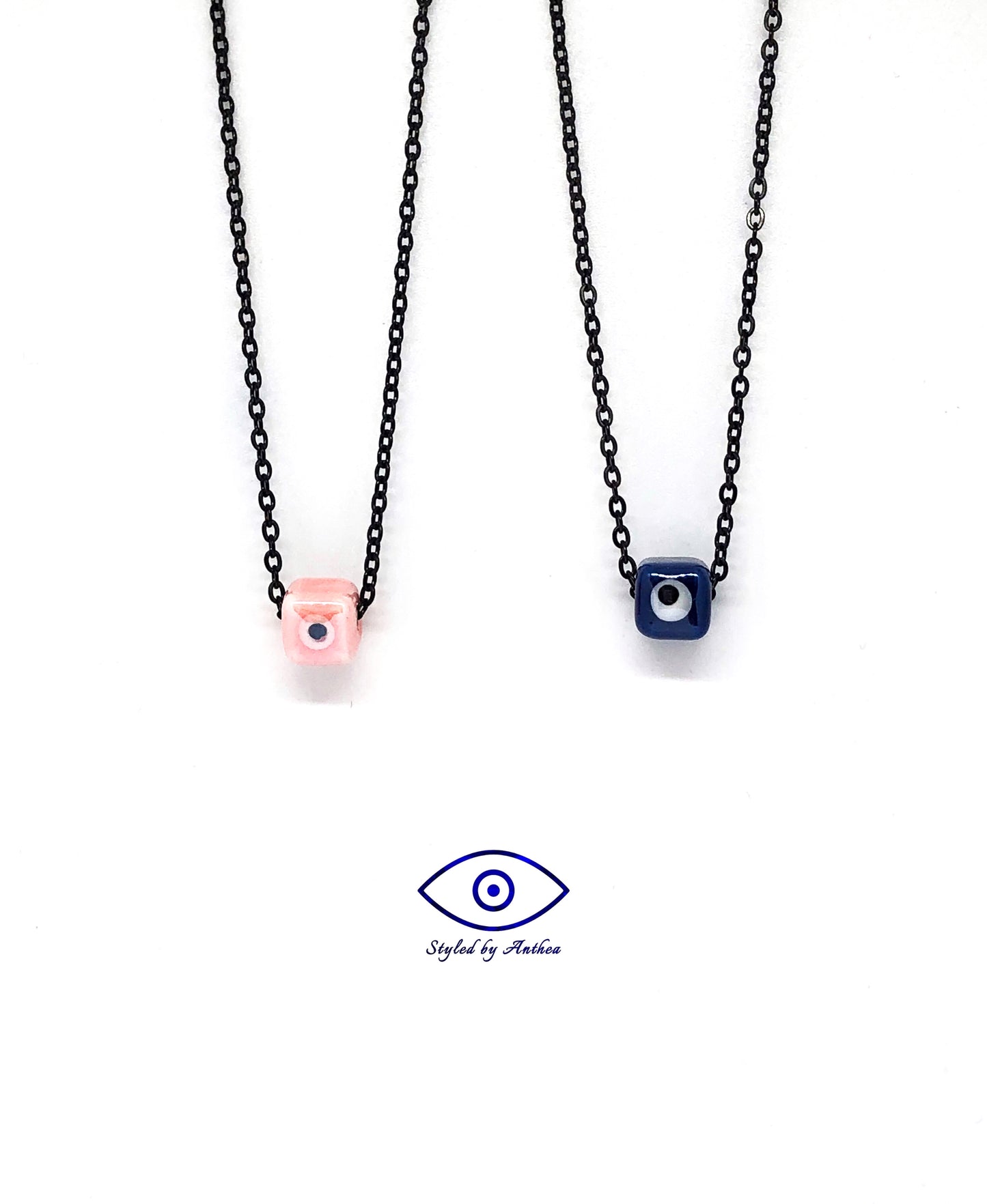 Black Chain - Kea Evil eye Cube