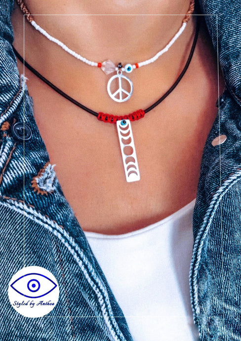 Peace & Feggari Necklace Stack