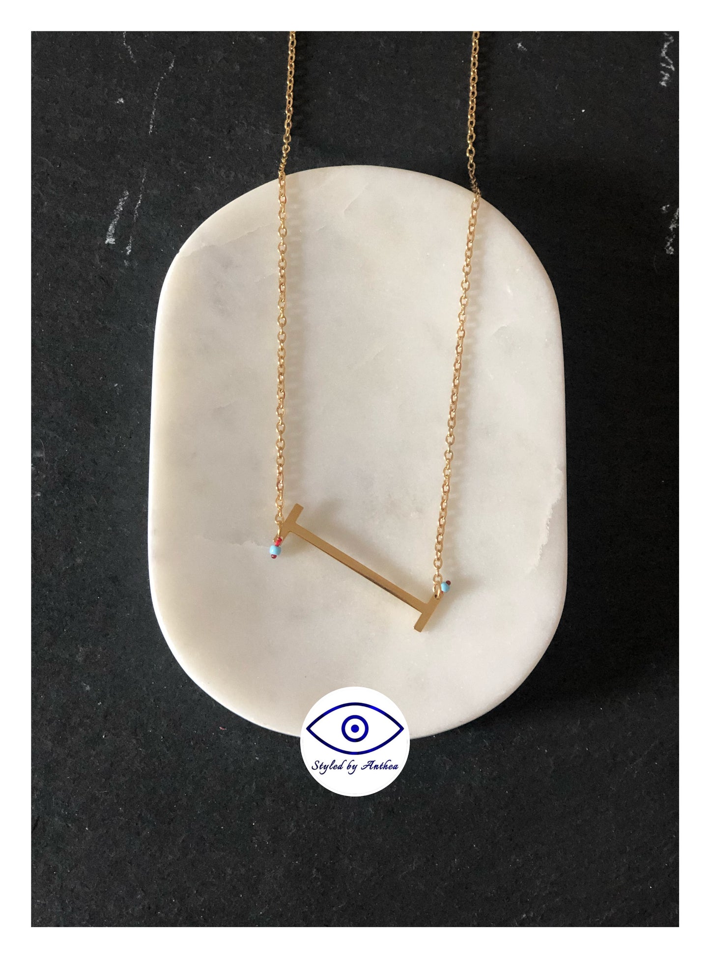 ALPHABET Gold Necklaces - A-Z