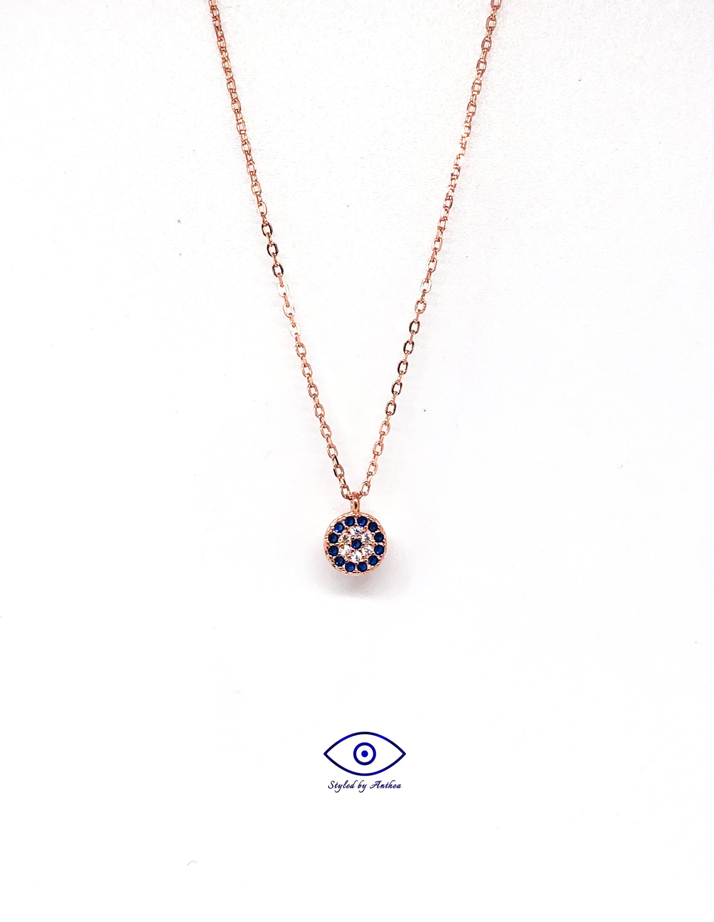Delian Evil Eye Necklace - Styled by Anthea