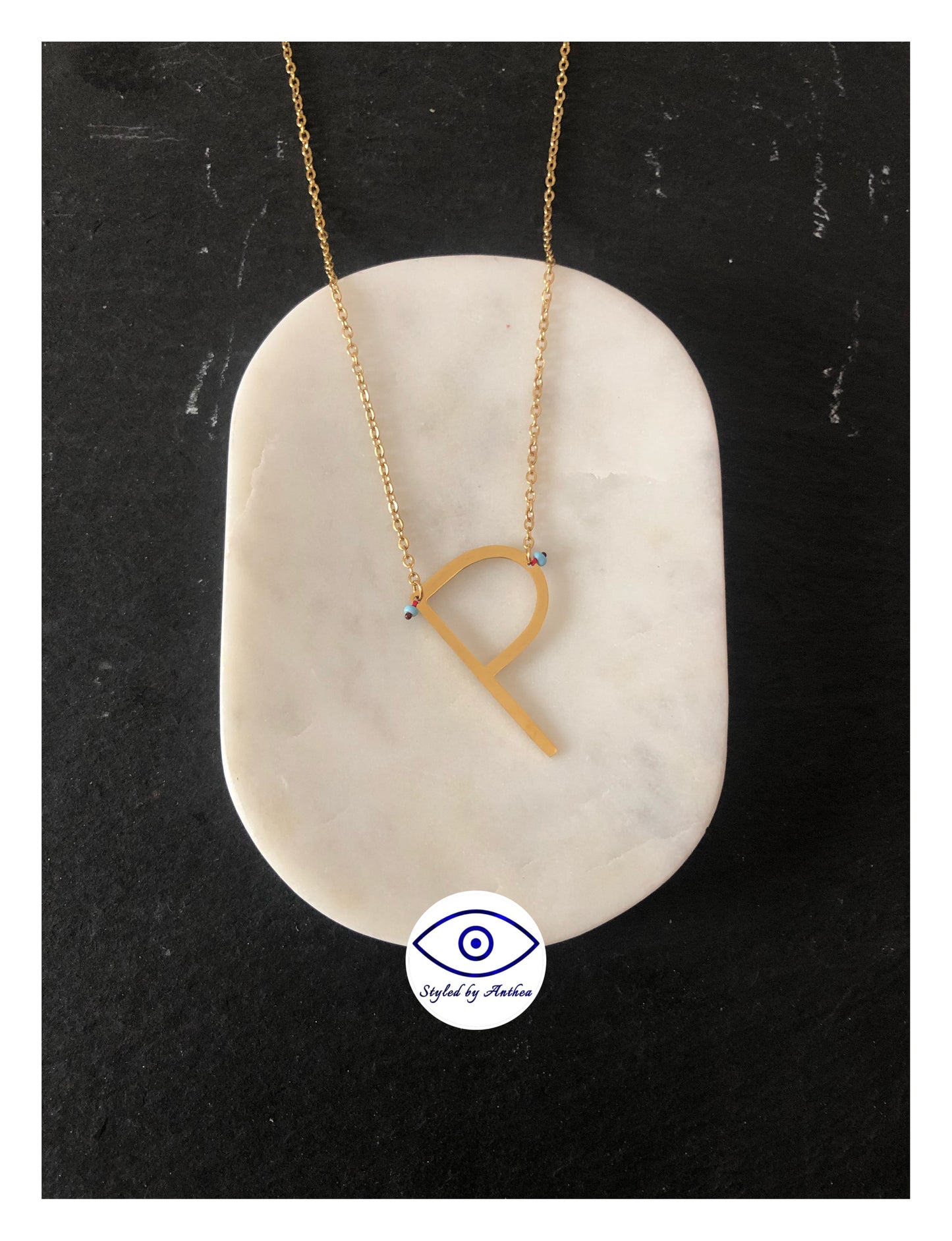 ALPHABET Gold Necklaces - A-Z
