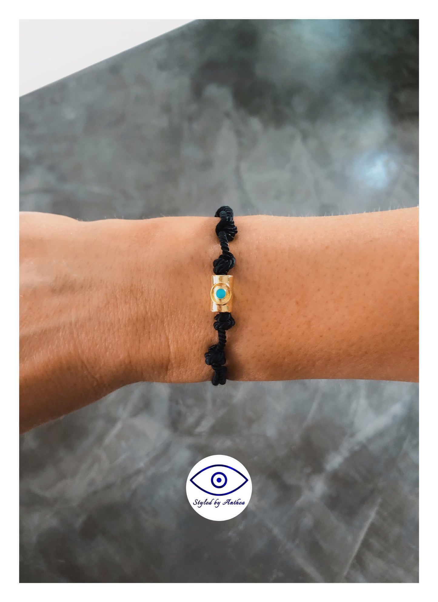 Adjustable Black Bracelets - Ornos