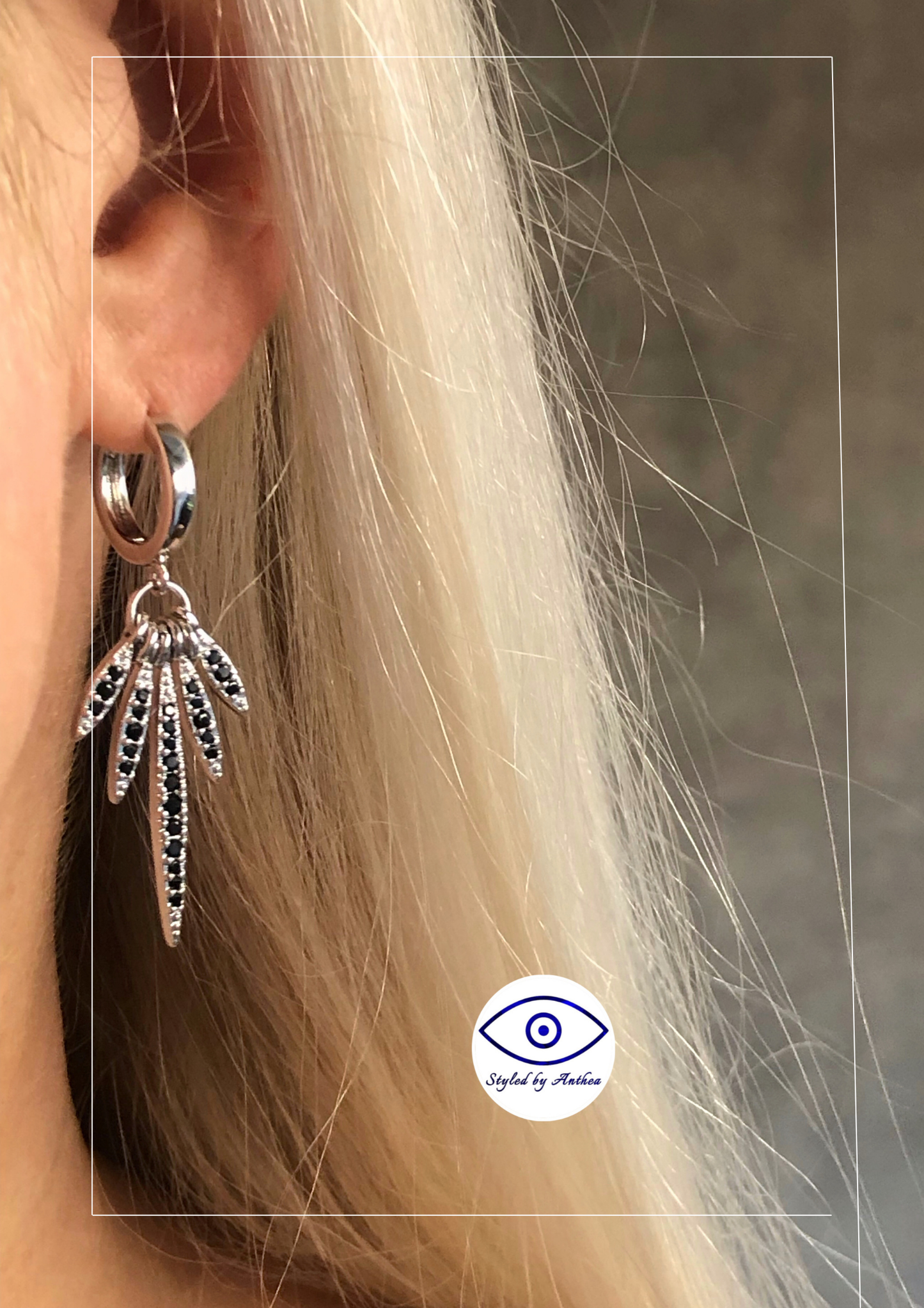 Earrings - Mani Silver Huggies