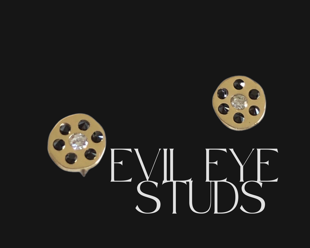 CYCLADE ~ Evil Eye Stud Earrings - Styled by Anthea