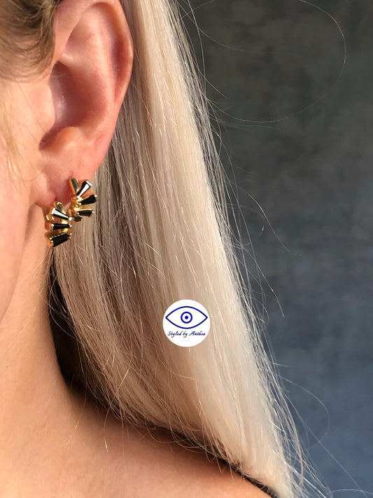 Earrings - Mystra Gold Huggies