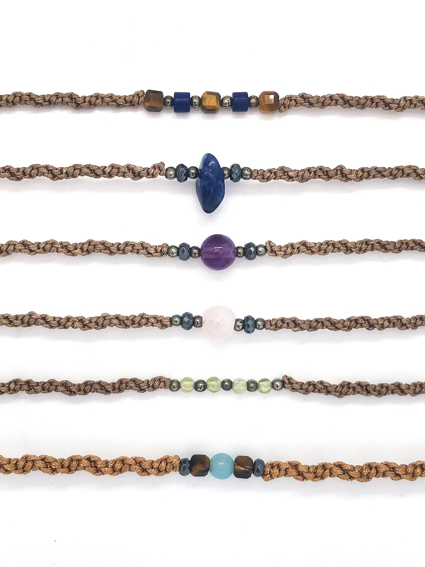 Delphion - Pythia Adjustable Tan Necklaces