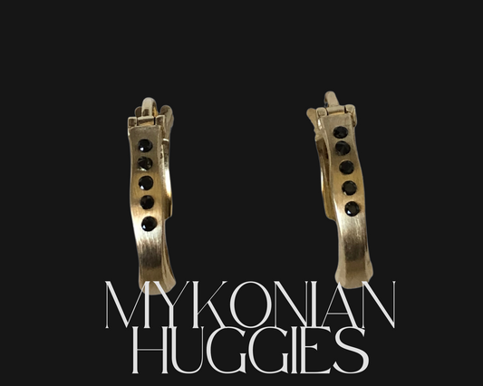 CYCLADE ~ Myconian Huggie Earrings