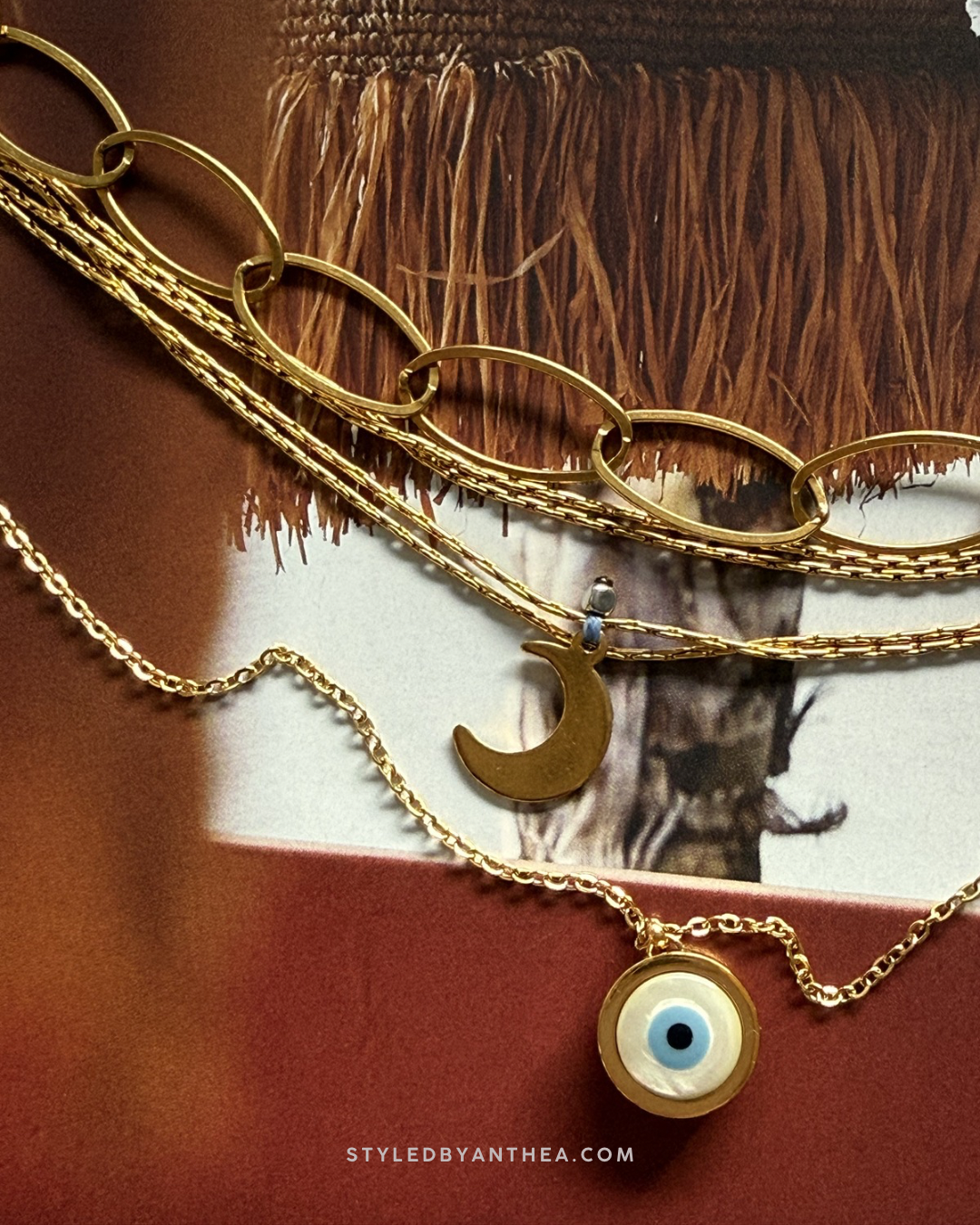 Paxos Gold Necklace Stack
