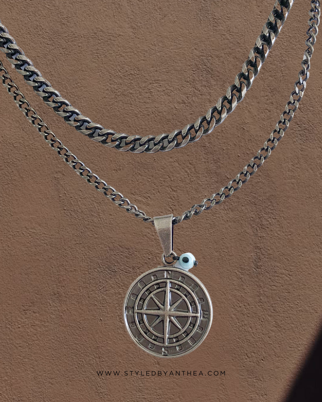 Men’s Compass Necklace