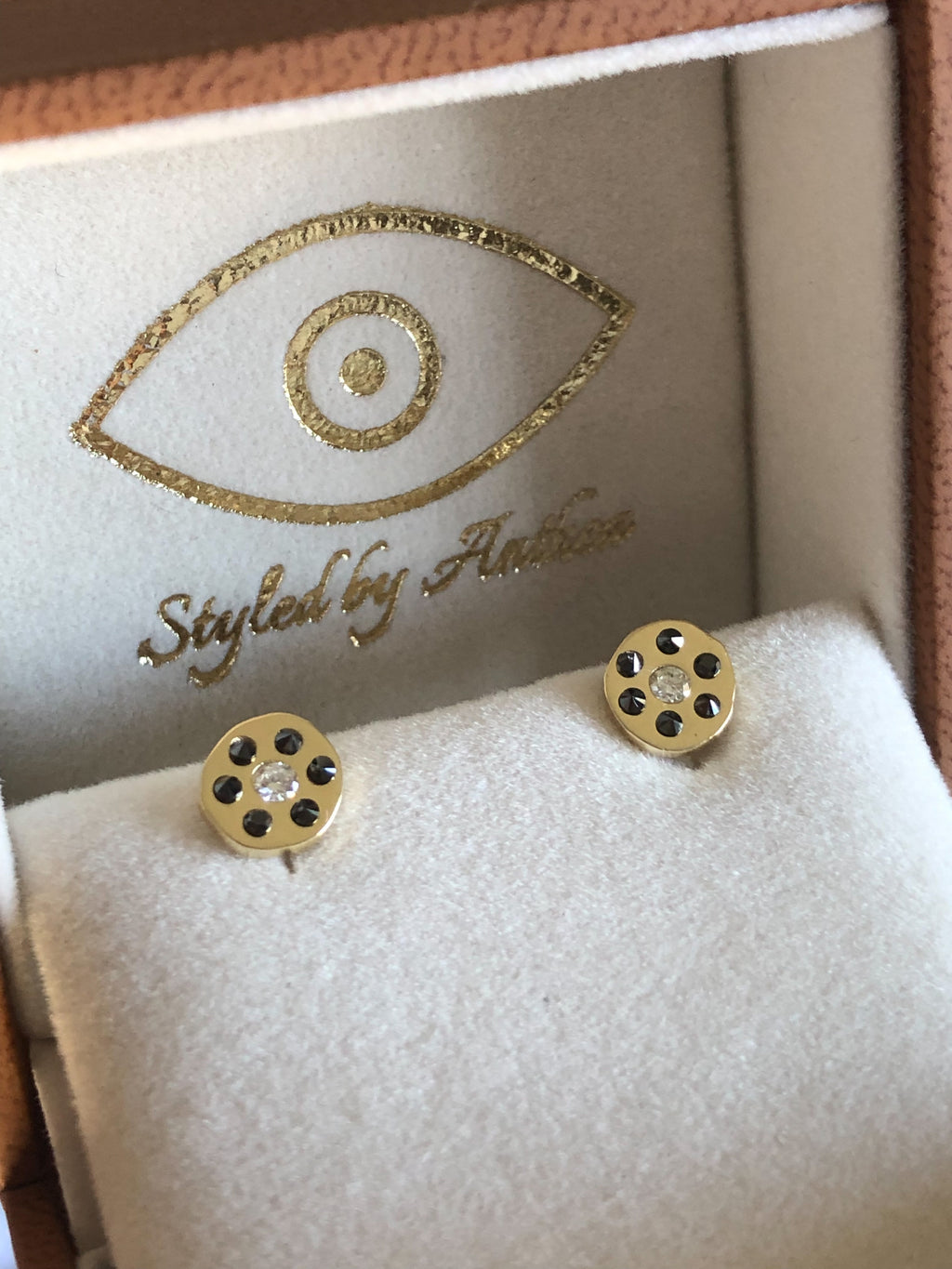 CYCLADE ~ Evil Eye Stud Earrings - Styled by Anthea