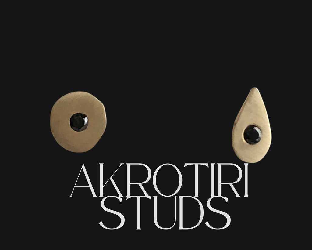 CYCLADE ~ Akrotiri Stud Earrings - Styled by Anthea
