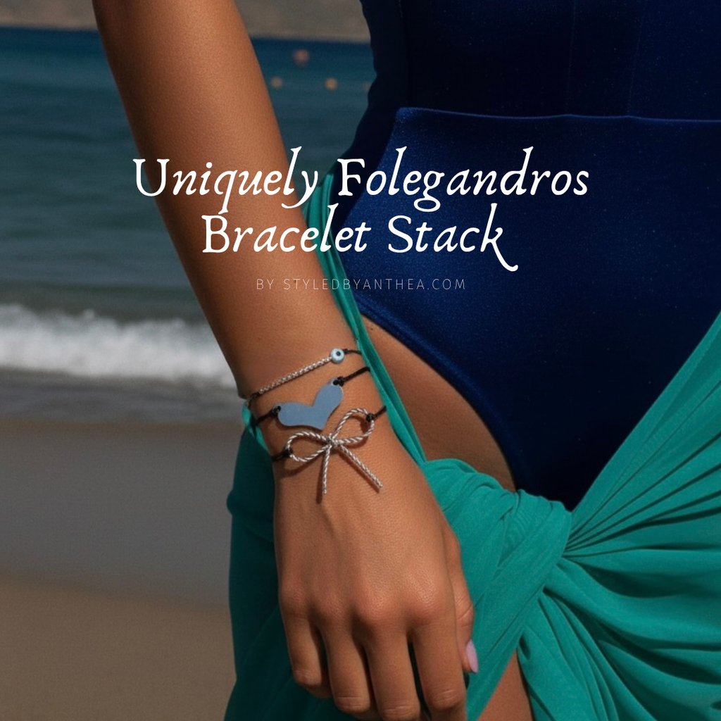 Folegandros Silver Bracelet Stack