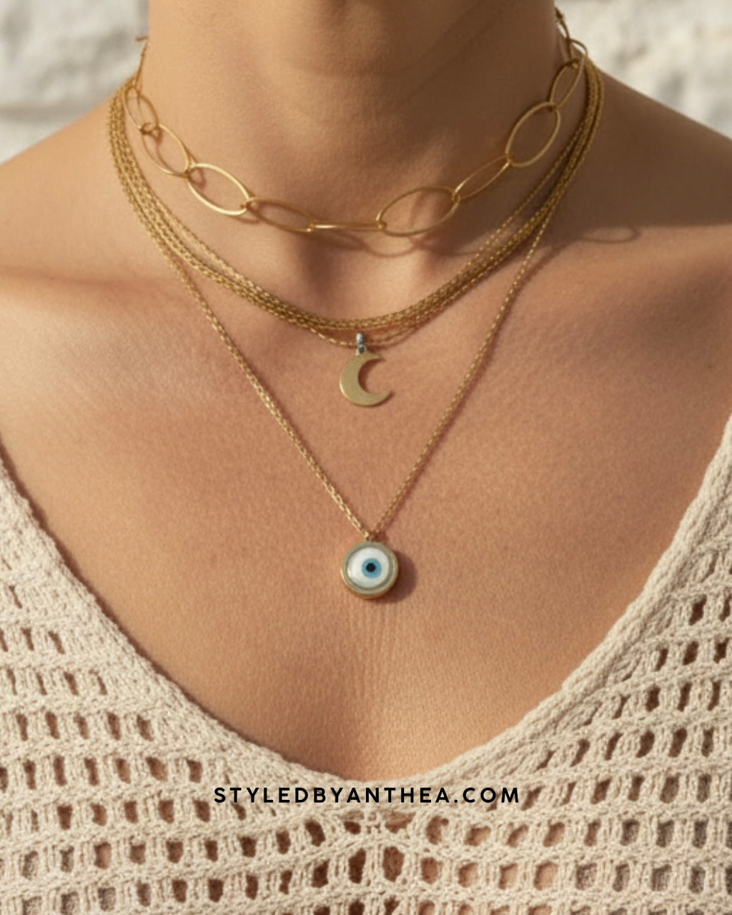 Paxos Gold Necklace Stack