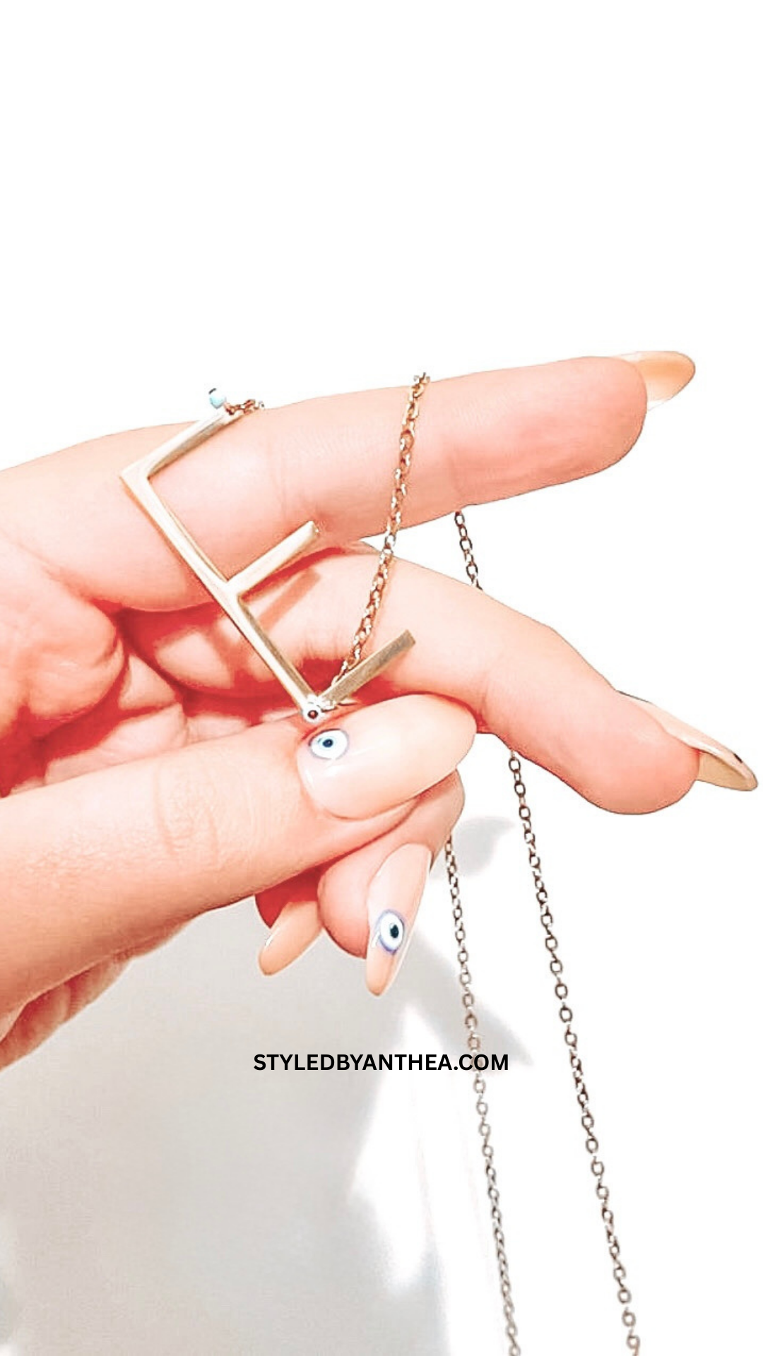 ALPHABET Gold Necklaces - A-Z