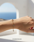 TZIA – Gold-Plated Evil Eye Bracelet