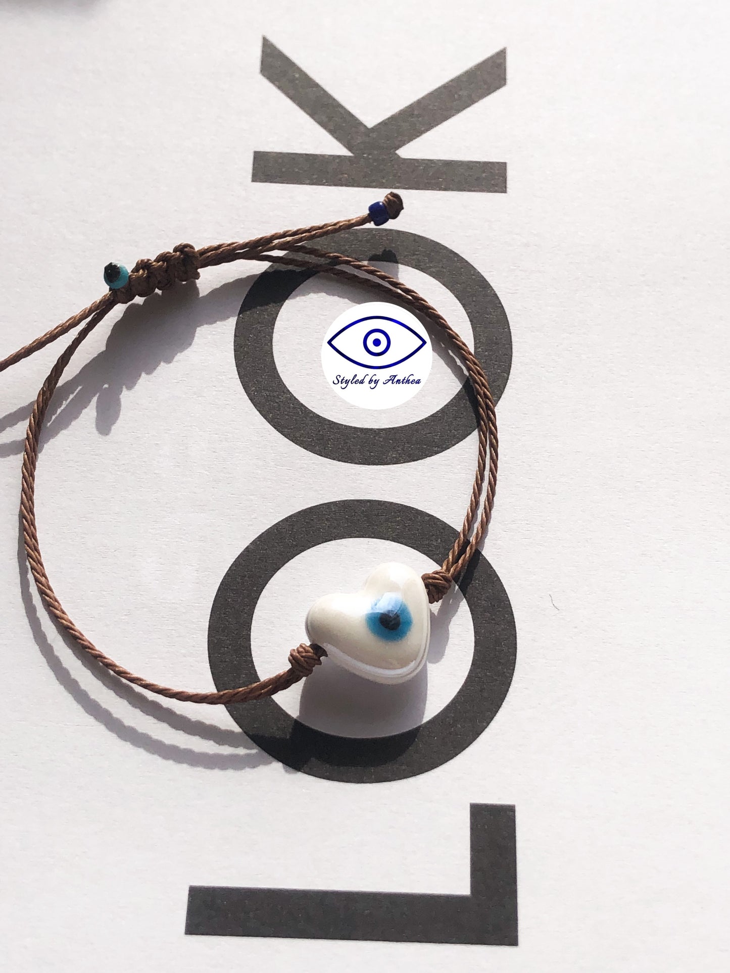 Adjustable Brown Bracelet - Eye Heart You