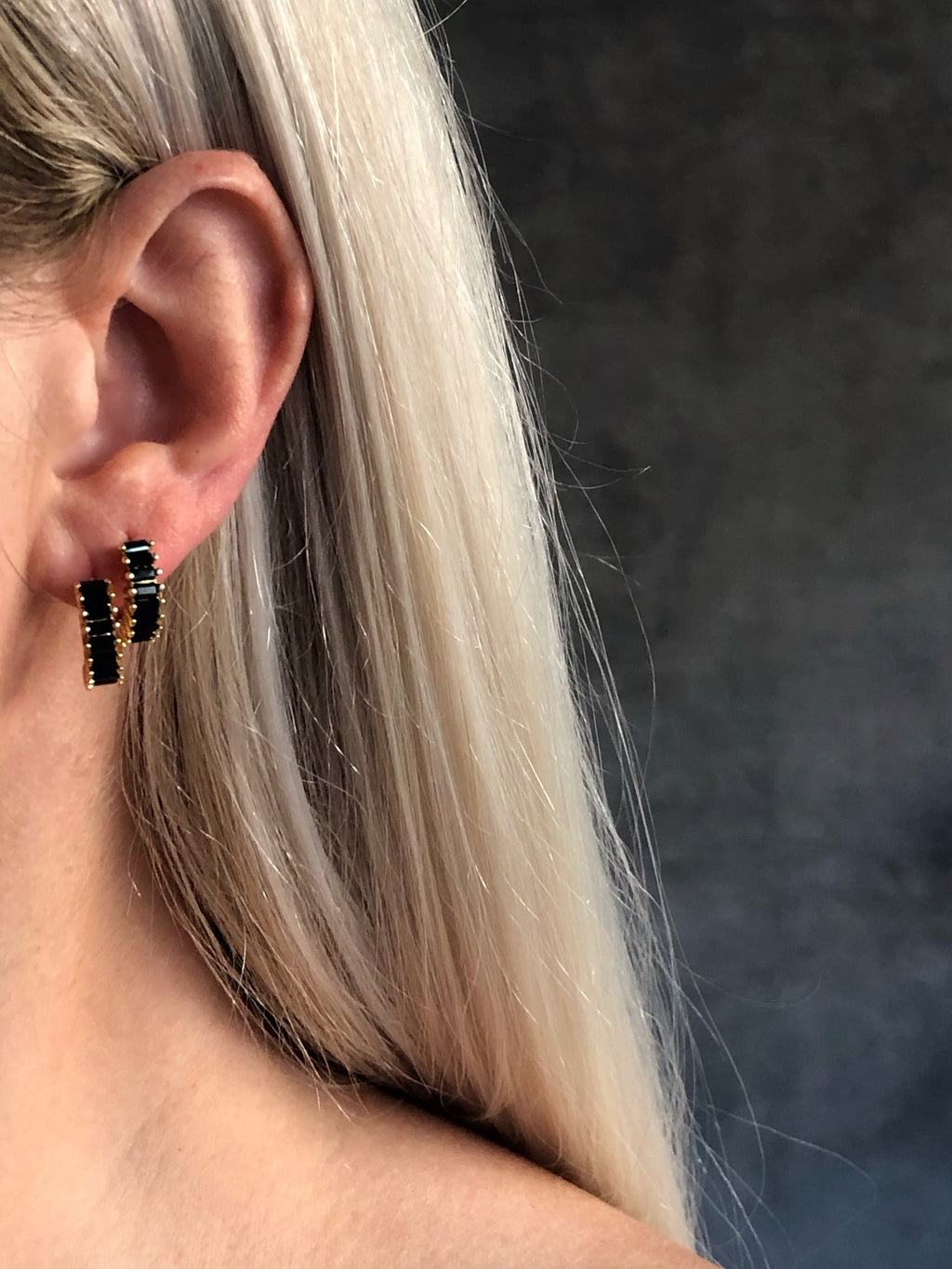 Earrings - Sarakiniko Huggies - Styled by Anthea