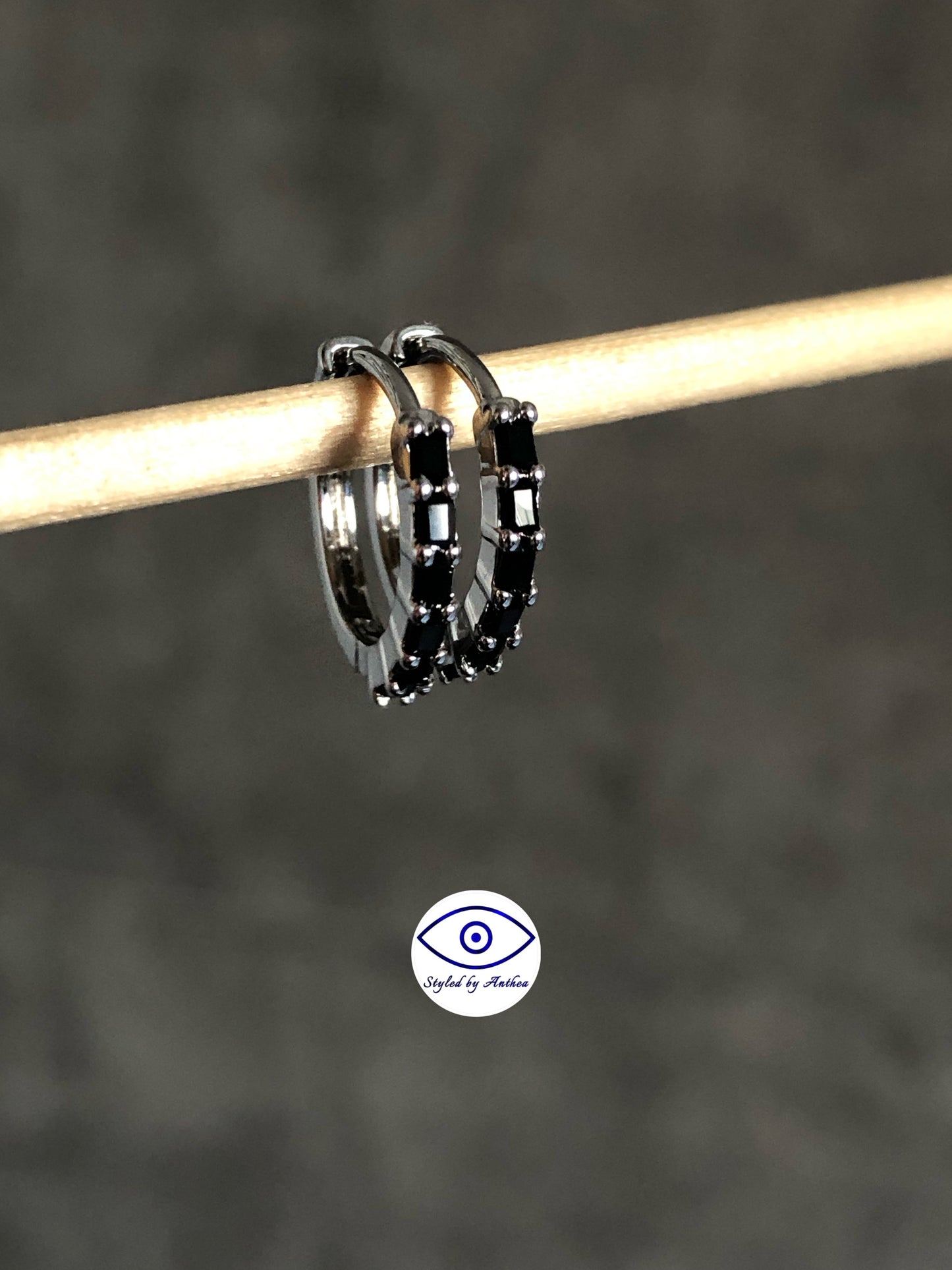 Earrings - Kardamyli Silver Huggies