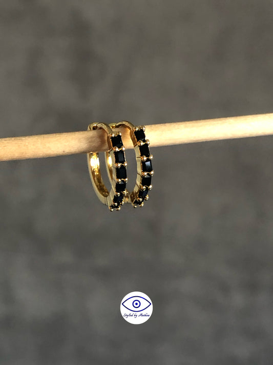 Earrings - Kardamyli Gold Huggies