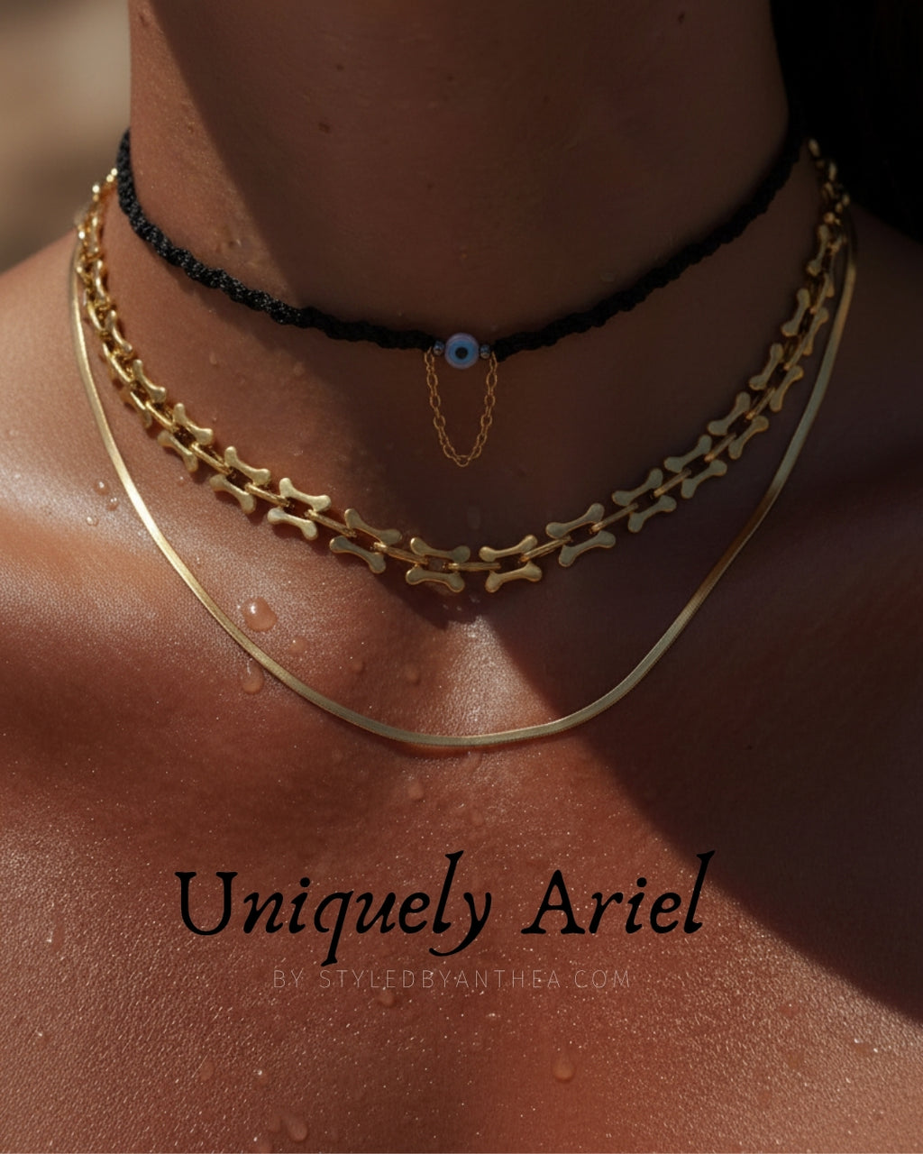 Ariel Evil Eye Necklace Stack
