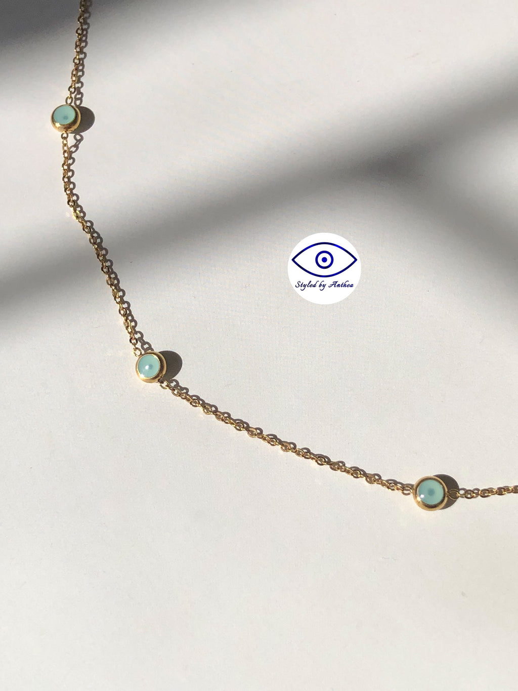 Mati Necklace (Evil Eye) - Styled by Anthea 