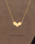 Large Heart Collier Necklace - Styled by Anthea