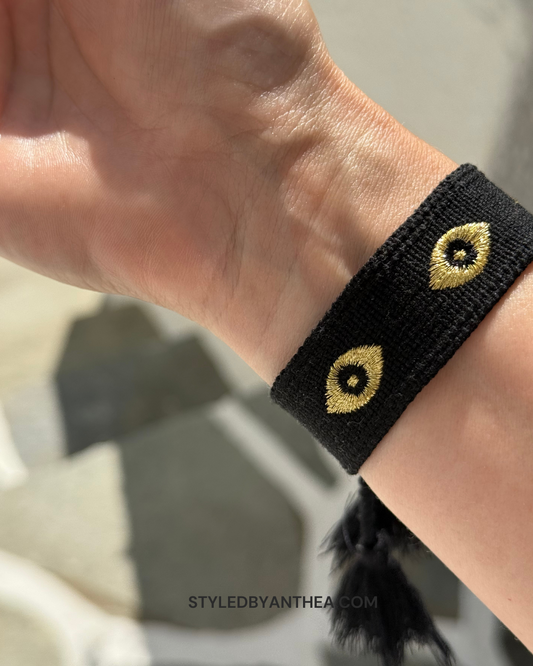 Evil Eye Rope Bacelet - Styled by Anthea
