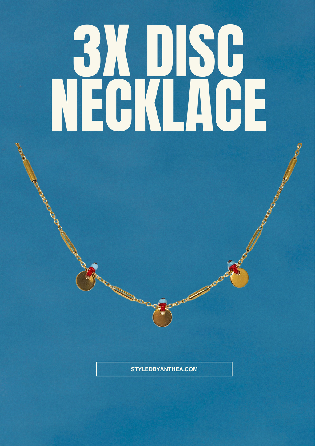 Chain -Three Disc Necklace
