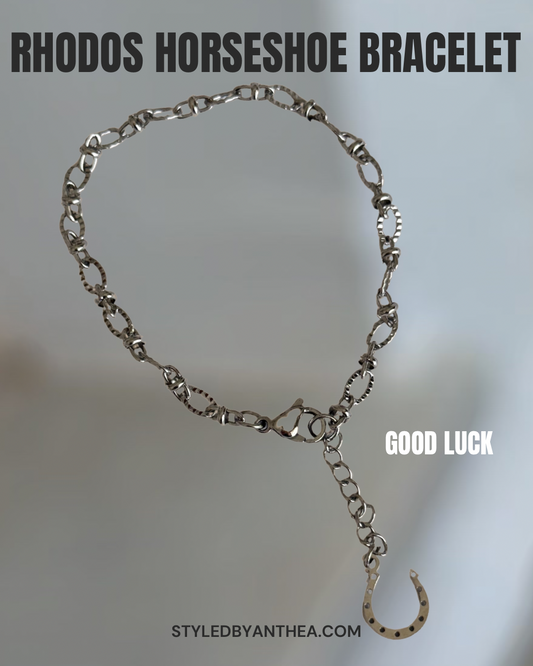 Rhodos Silver Bracelet - Horseshoe