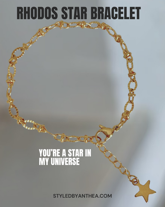 Rhodos Gold Bracelet - Star