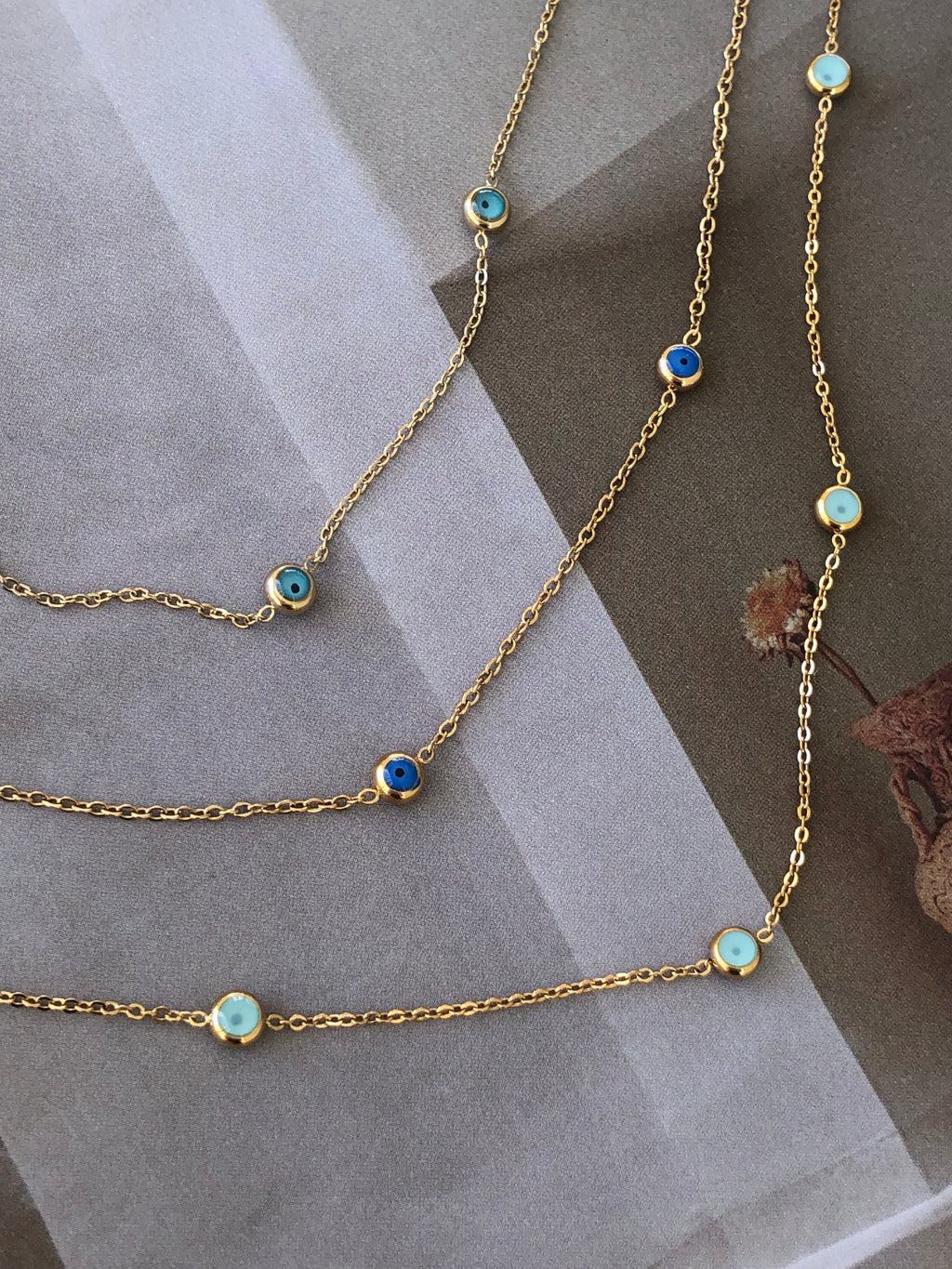 Mati Necklace (Evil Eye) - Styled by Anthea 