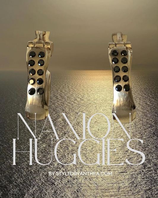 CYCLADE ~ Naxion Huggie Earrings