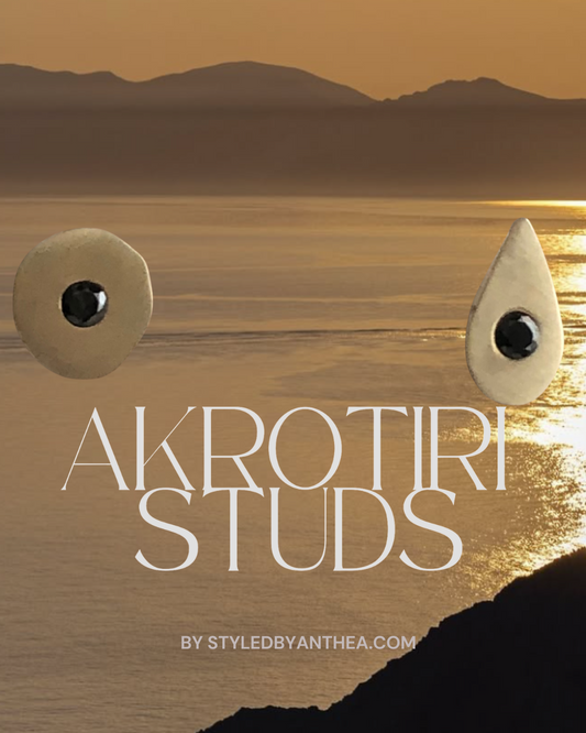 CYCLADE ~ Akrotiri Stud Earrings
