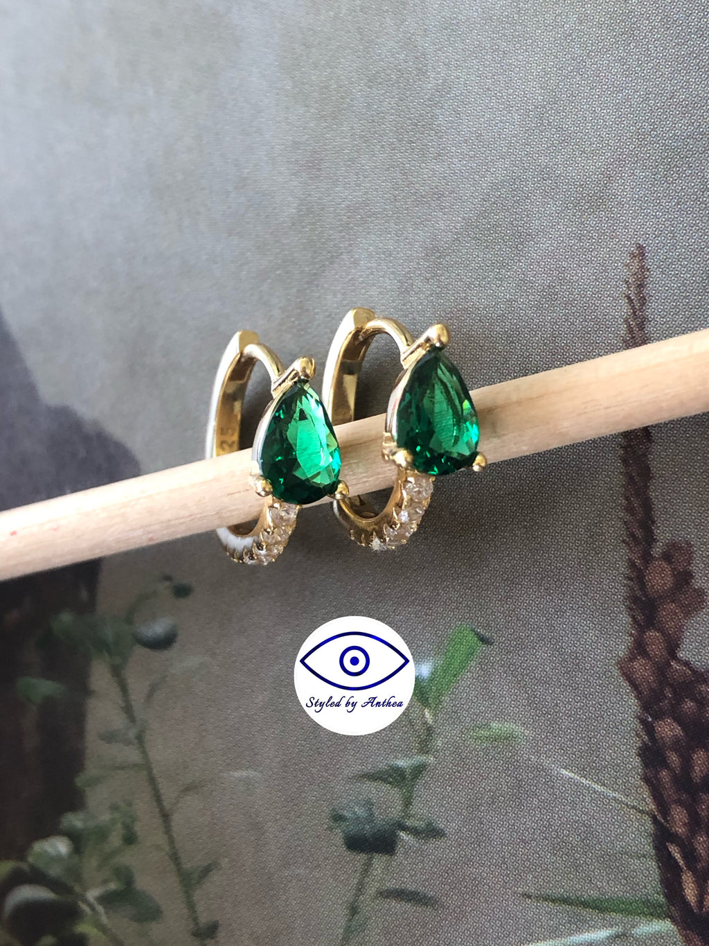 Earrings - Saliara Huggies - Styled by Anthea