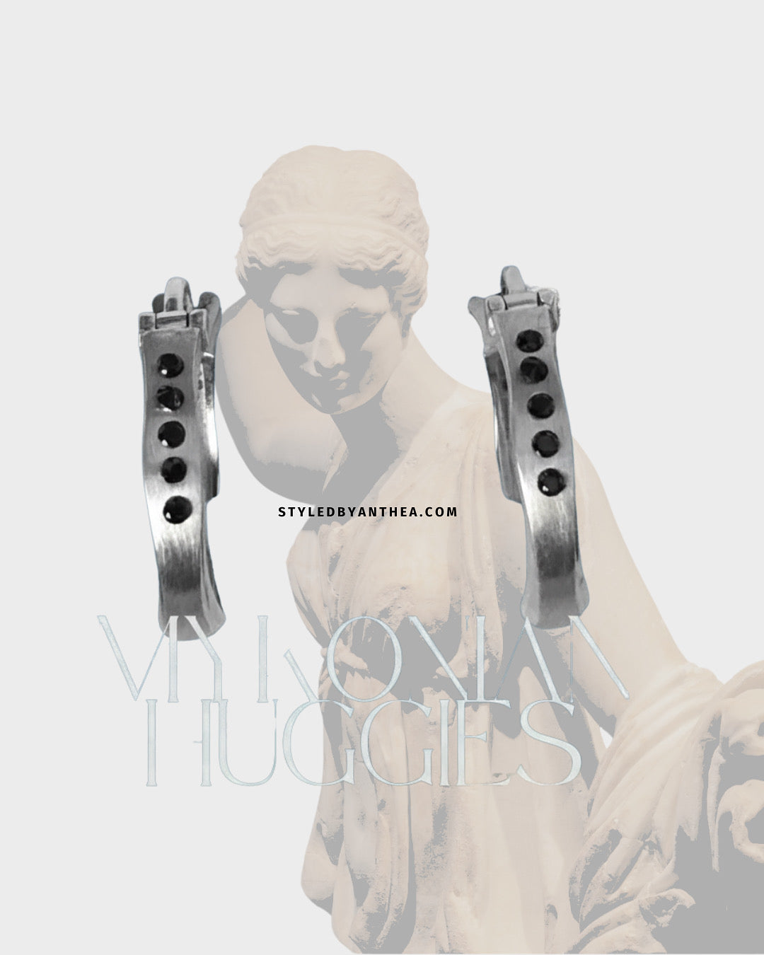 CYCLADE ~ Myconian Huggie Earrings in Gold or Silver