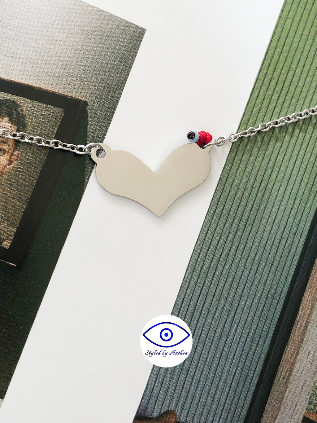 Large Heart Collier Necklace