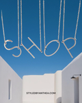 ALPHABET Silver Necklace - A-Z