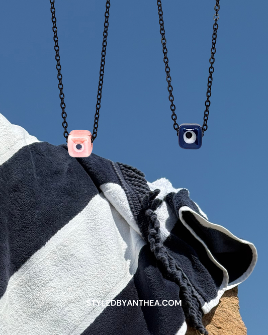 Black Chain - Kea Evil eye Cube