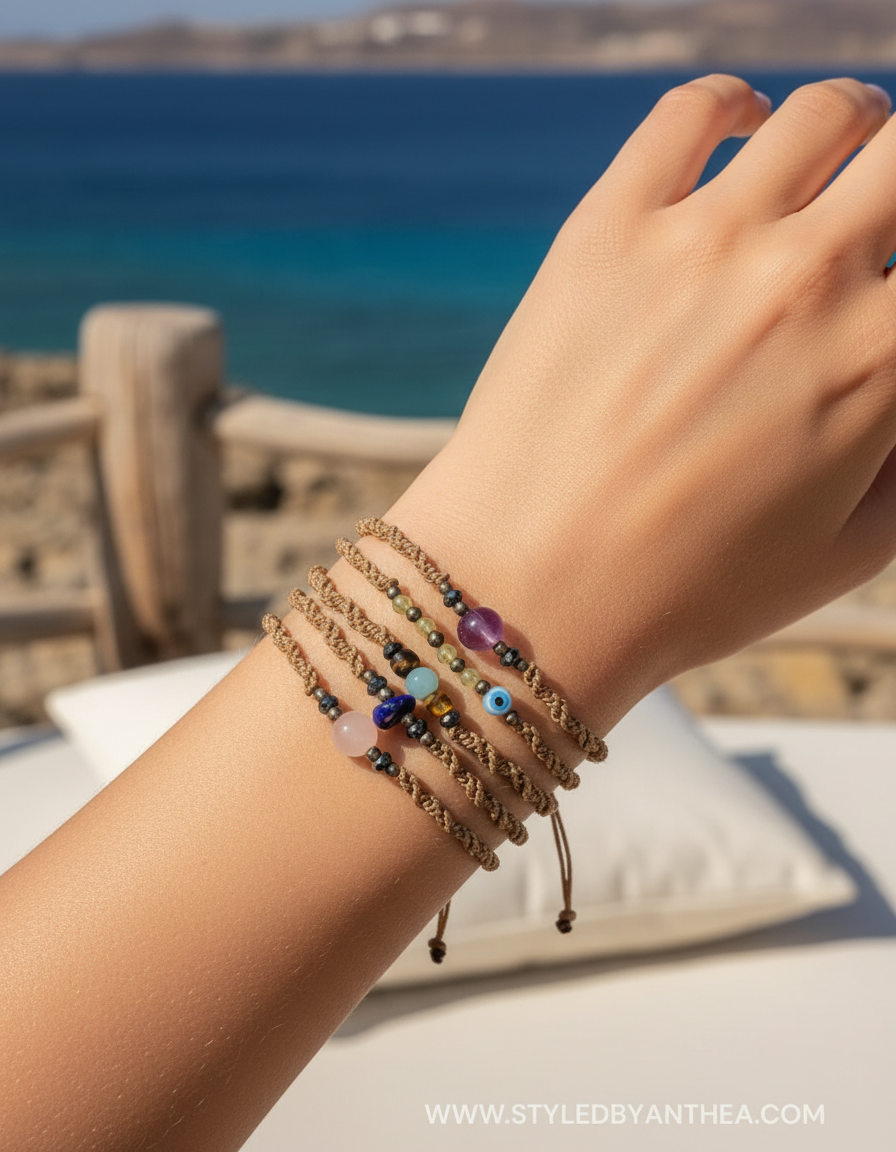Delphion - Adjustable Tan Bracelets - Pythia