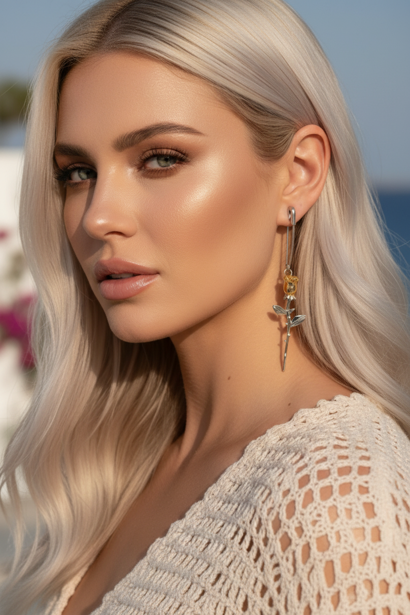 Earrings - The ROSE Statement Earring