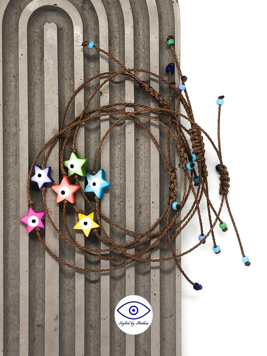 Adjustable Brown Bracelet - Asteras