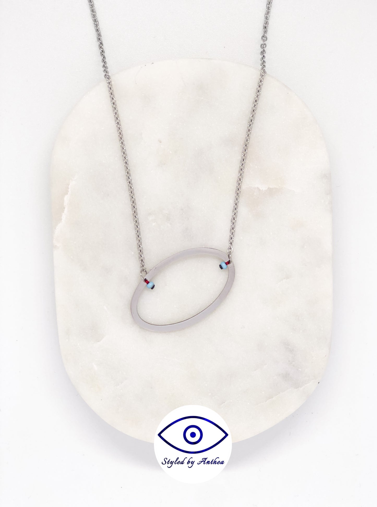 ALPHABET Silver Necklace - A-Z