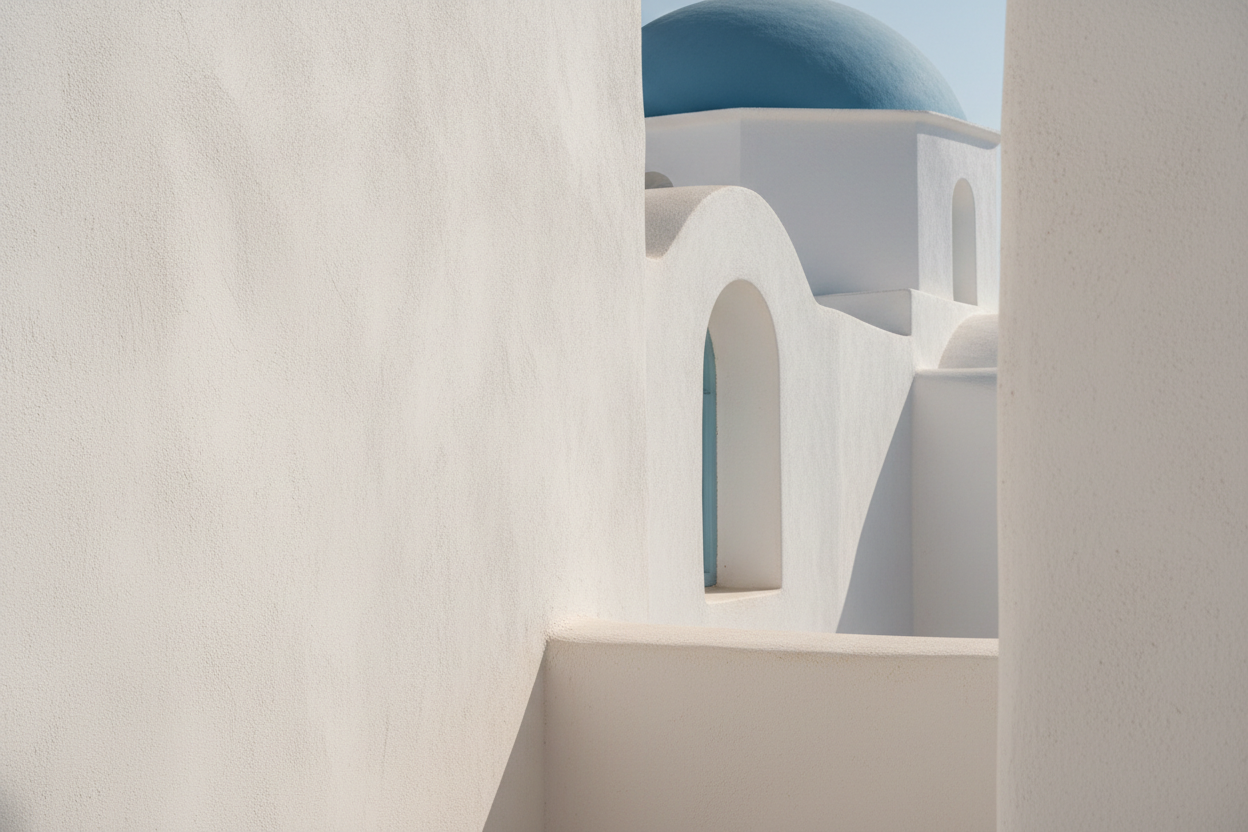 Minimalist Cycladic Backdrop